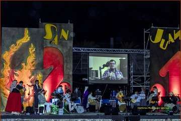 Concierto de música popular canaria en el Auditorio José Vélez del parque urbano de San Juan (Telde)/Ildefonso Rodríguez.